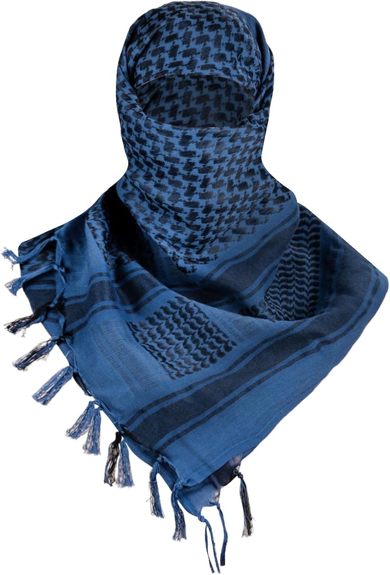 Free Soldier Scarf Military Shemagh Tactical Desert Keffiyeh Head Neck Scarf Arab Wrap with Tassel for Men Women - Image 1
